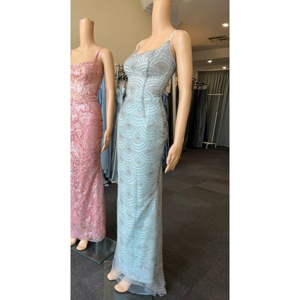 797 – QYN Zara Baby Blue Dress