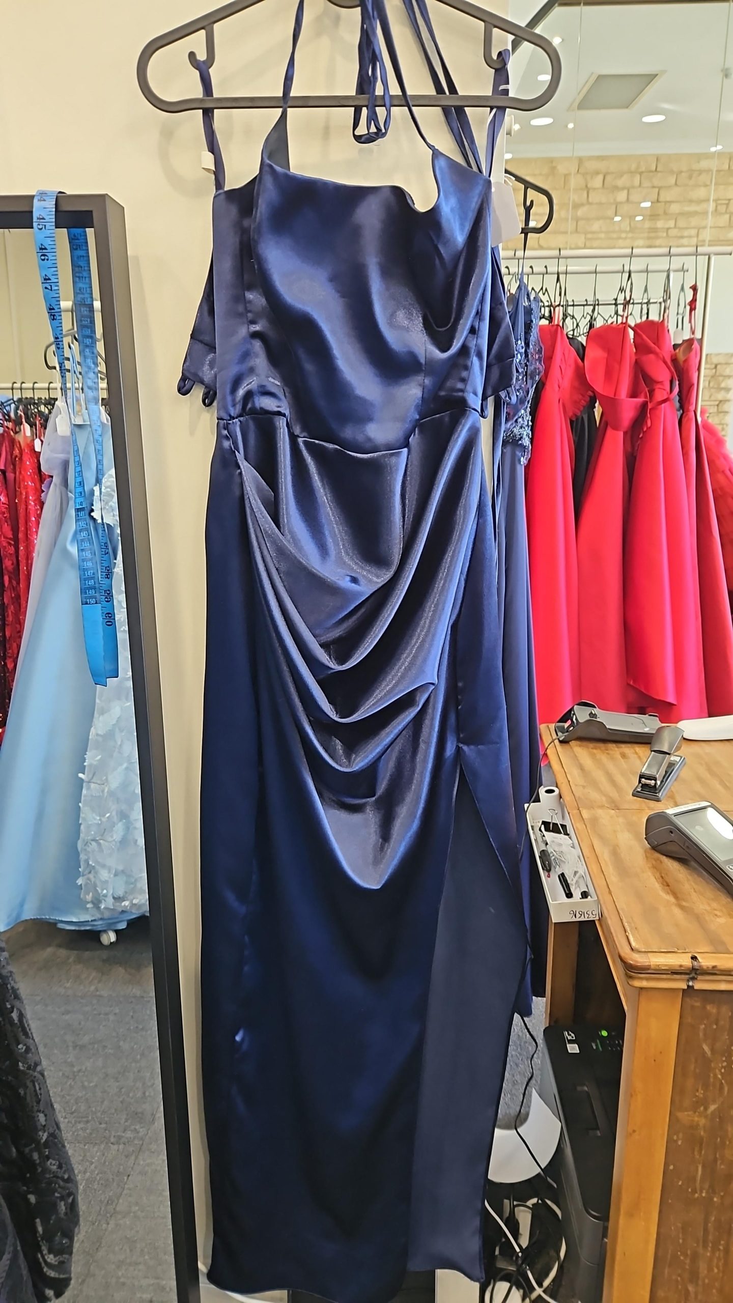 898 – QYN Evangeline Navy Blue Dress 898 – QYN Evangeline Navy Blue Dress