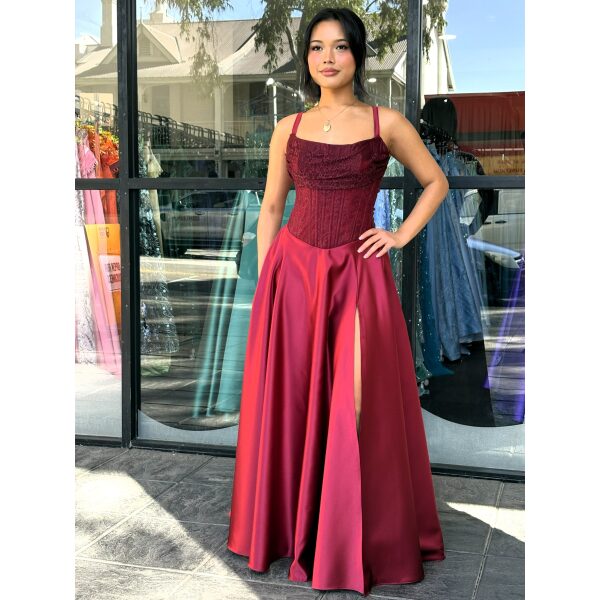 Y745 - QYN Laverne Paige Red Gown