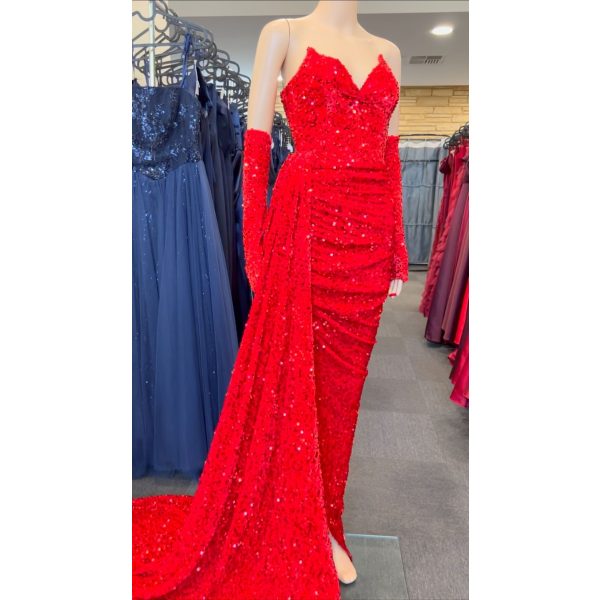Q347 – QYN Alayah Red Dress