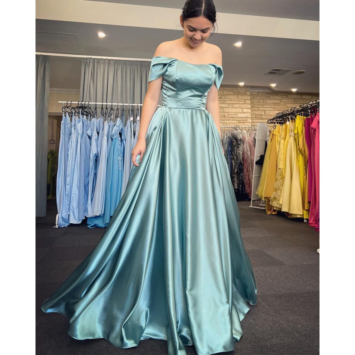 Zayan Dress in Sky Bonnet Blue
