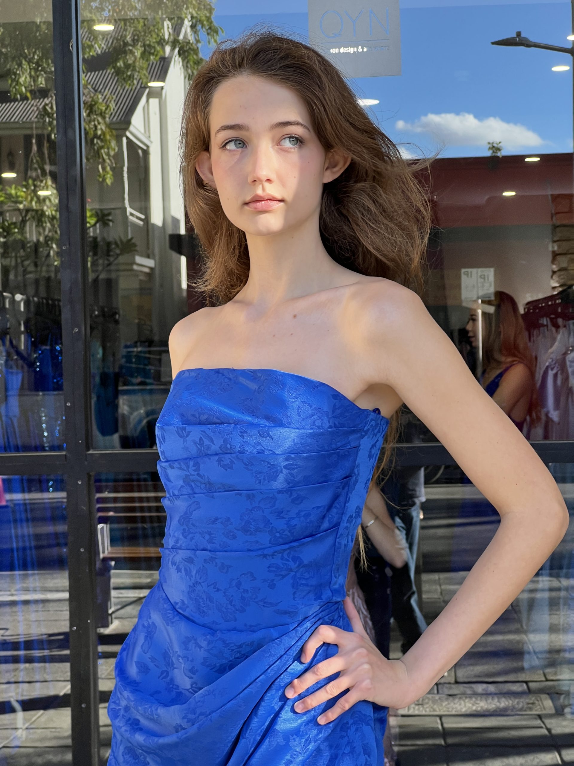 qyn designer dress hire Y408 - QYN Royalty Gown