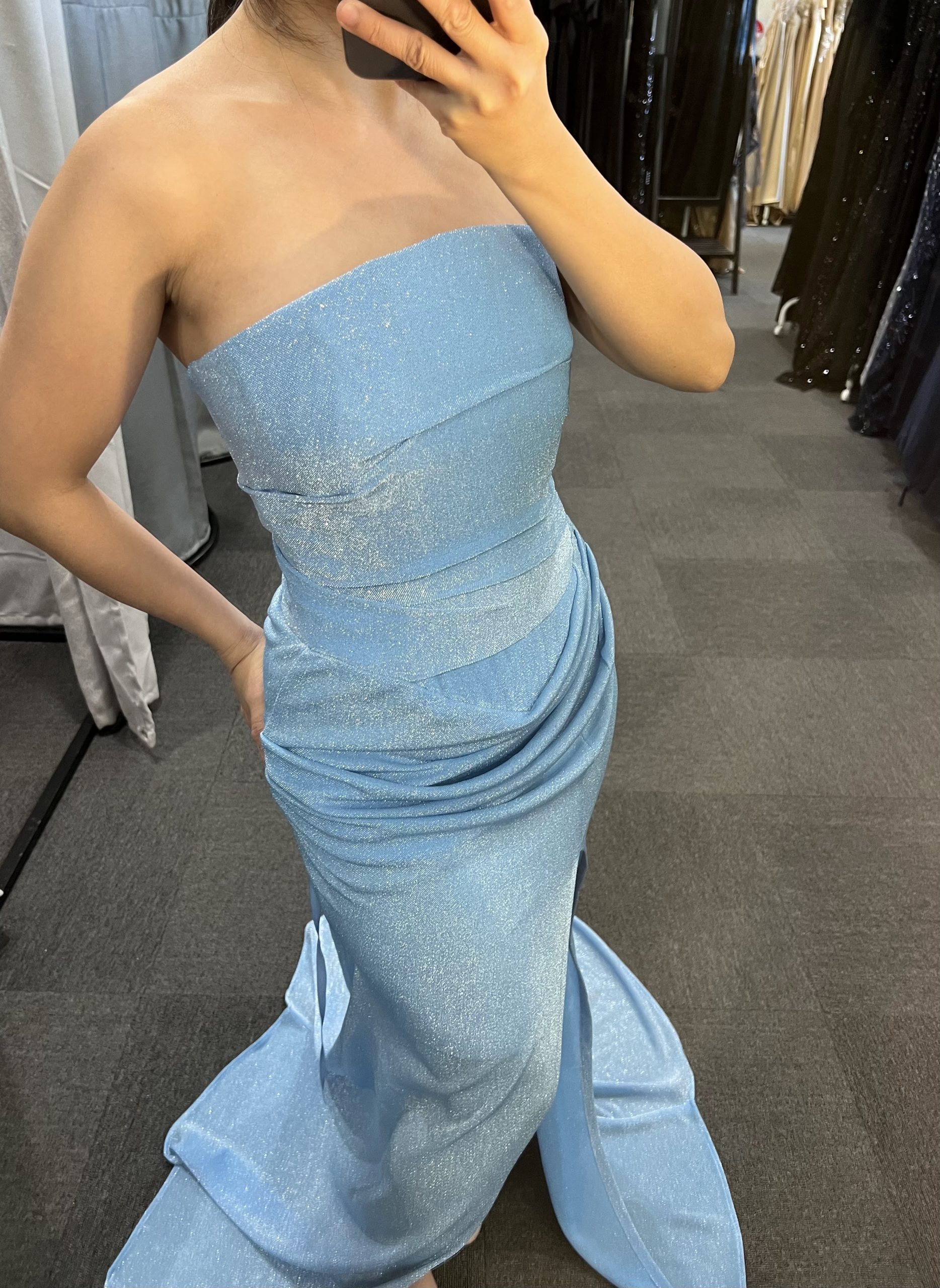 sachin and babi light blue dress Q899 - QYN Celina Baby Blue Dress