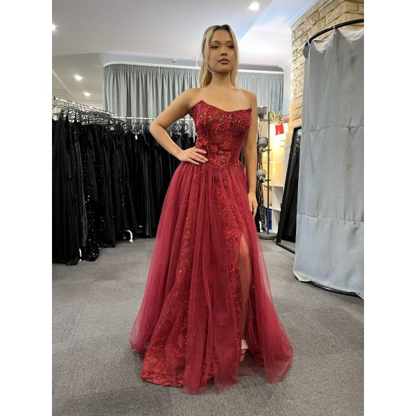 Q953 – QYN Yvette Red Gown