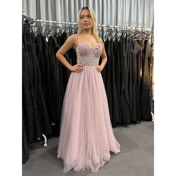 Q955 – QYN Vivienne Pink Gown