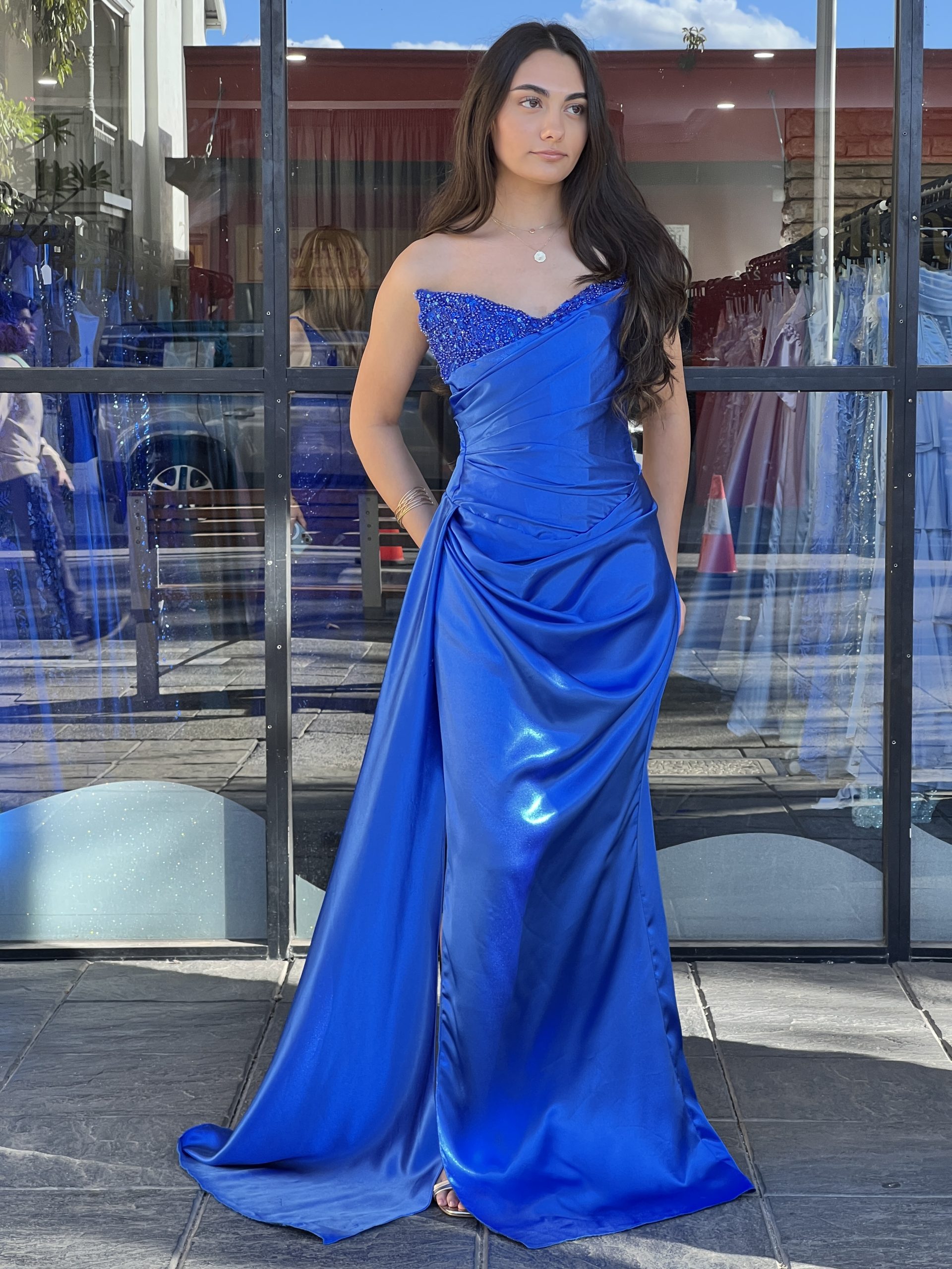 Y473 – QYN Thea Alora Blue Gown Y473 – QYN Thea Alora Blue Gown