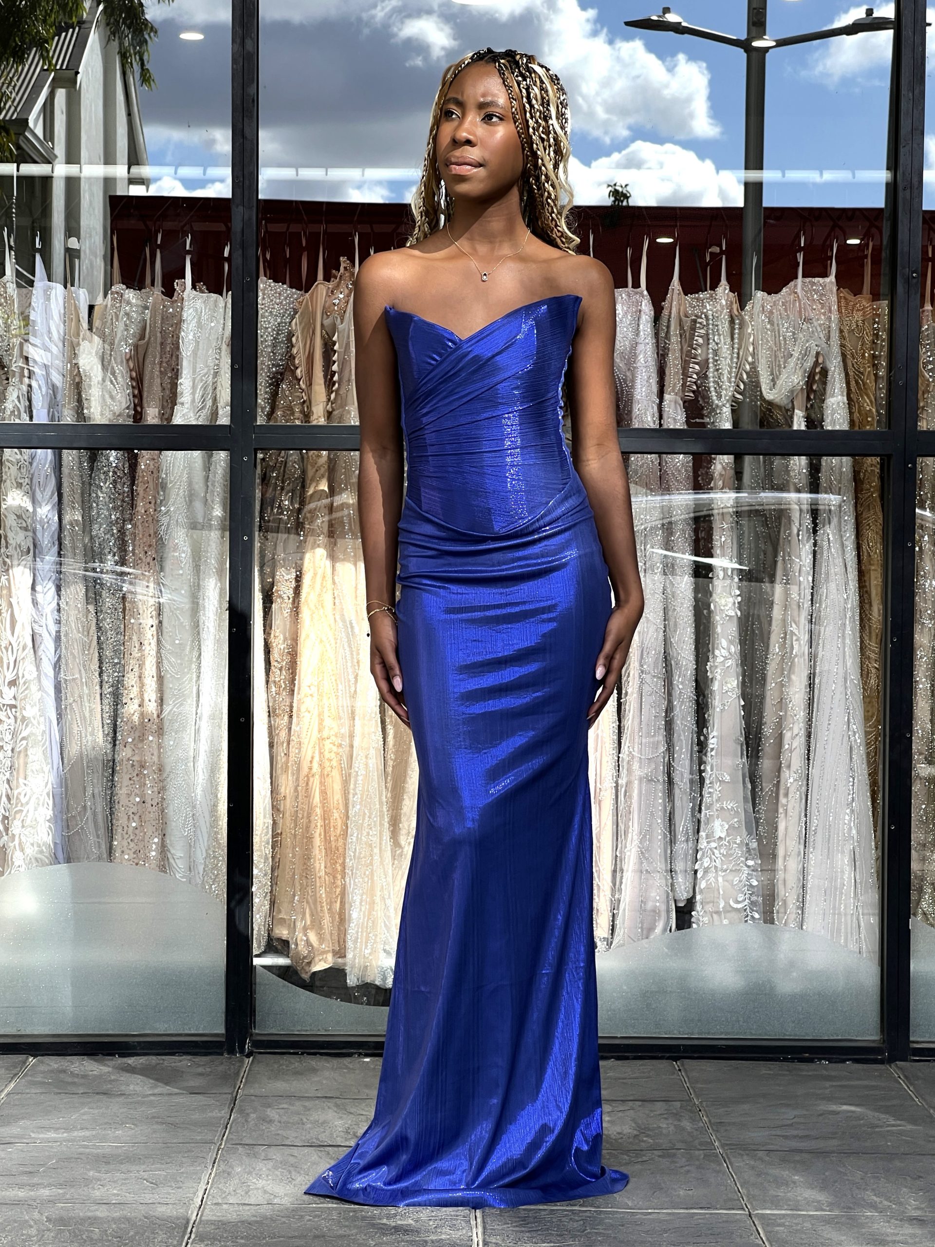 Y551 – QYN Lexie Ivy Blue Gown Y551 – QYN Lexie Ivy Blue Gown
