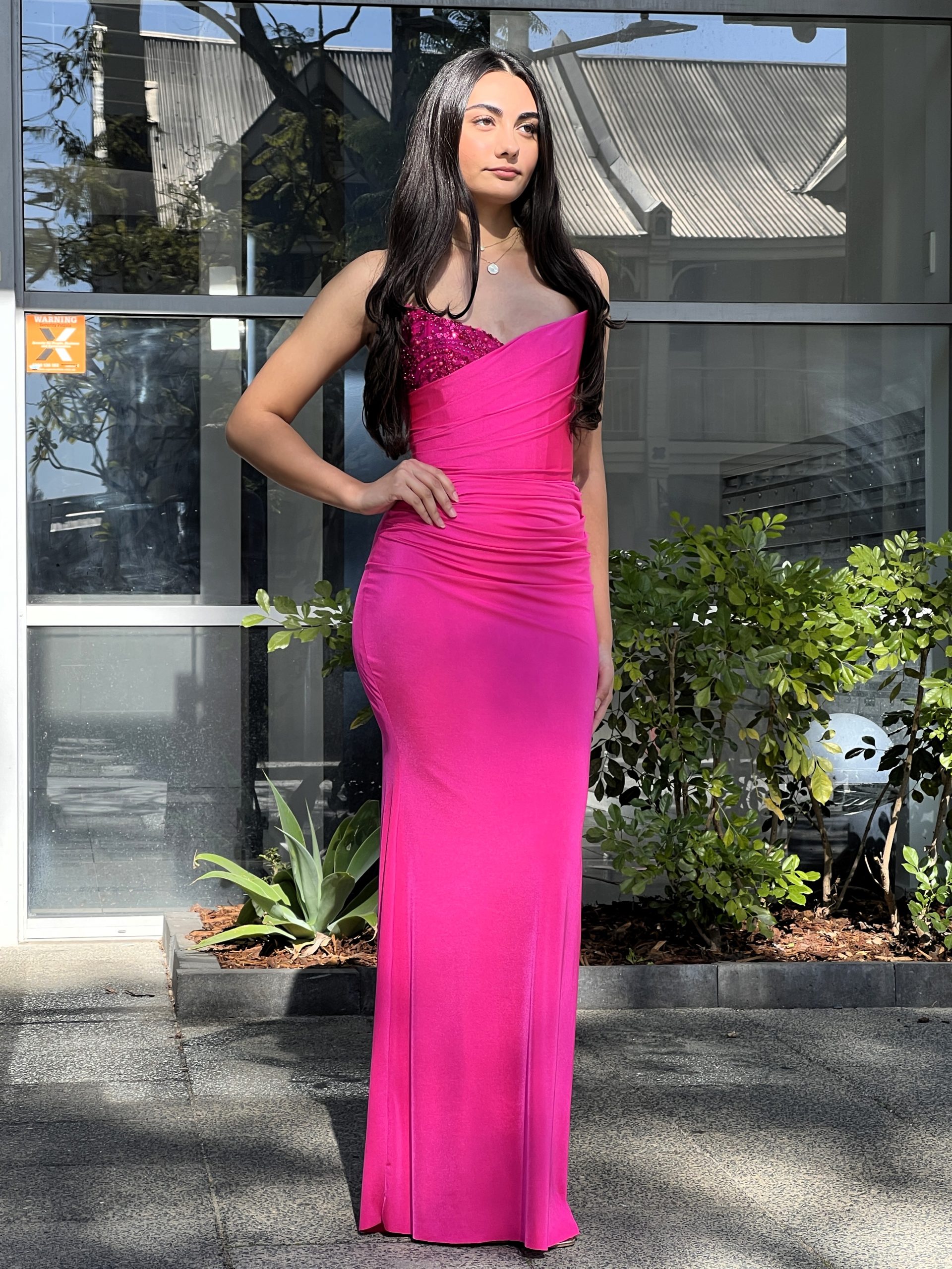 Y561 – QYN Shelby Leighton Pink Gown Y561 – QYN Shelby Leighton Pink Gown