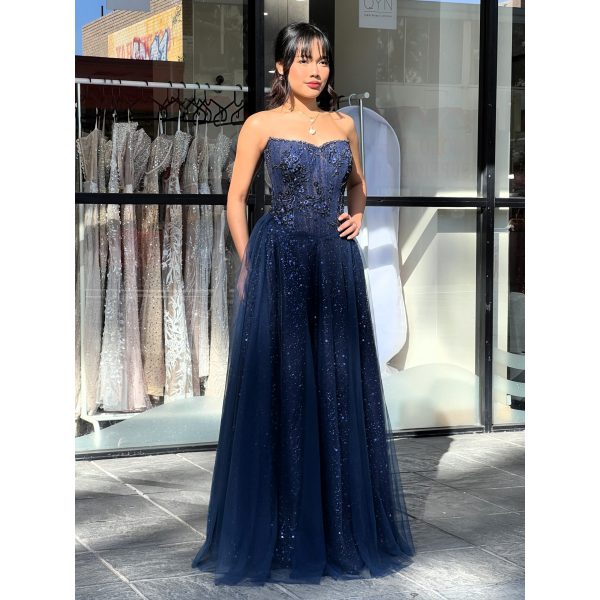 Y574 – QYN Brooke Lucy Blue Gown
