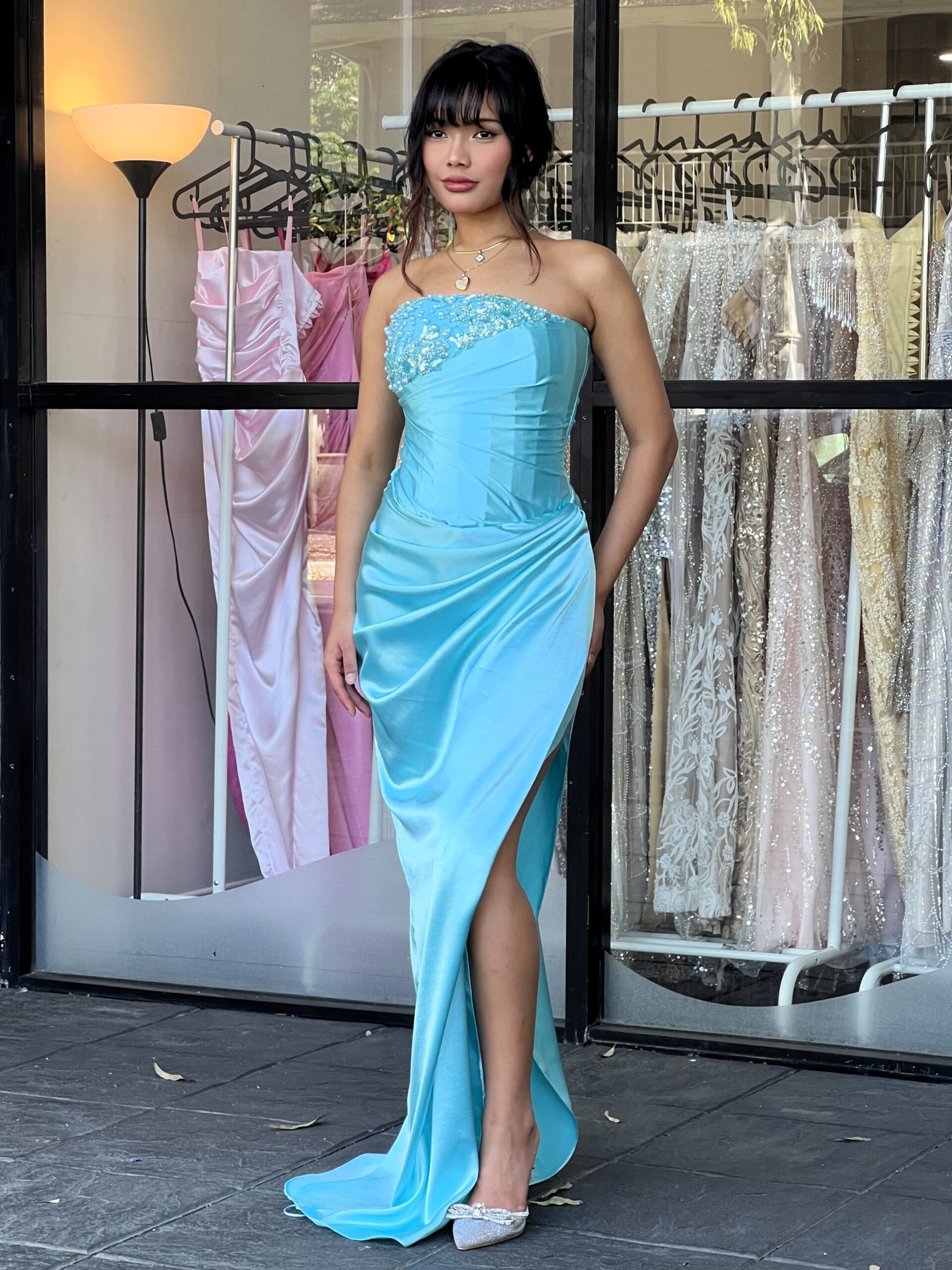 Y624 – QYN Alice Justina Blue Gown Y624 – QYN Alice Justina Blue Gown