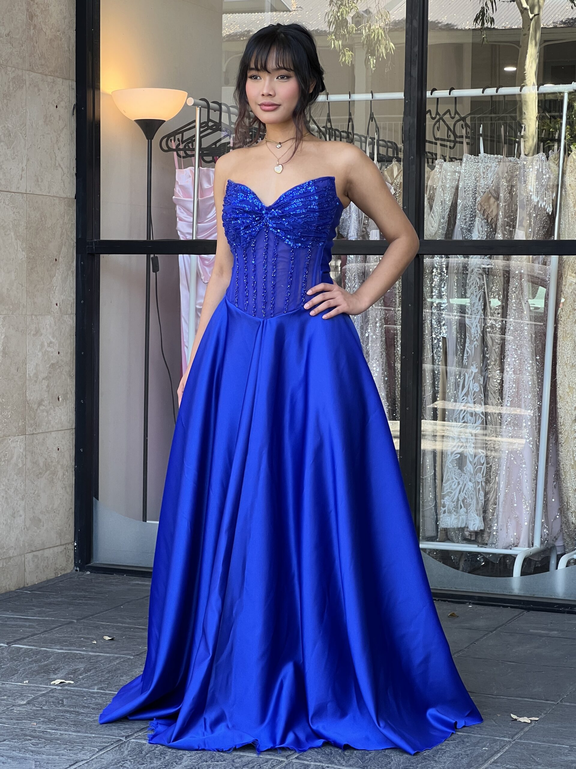 Y629 – QYN Yvonne Mila Blue Gown Y629 – QYN Yvonne Mila Blue Gown