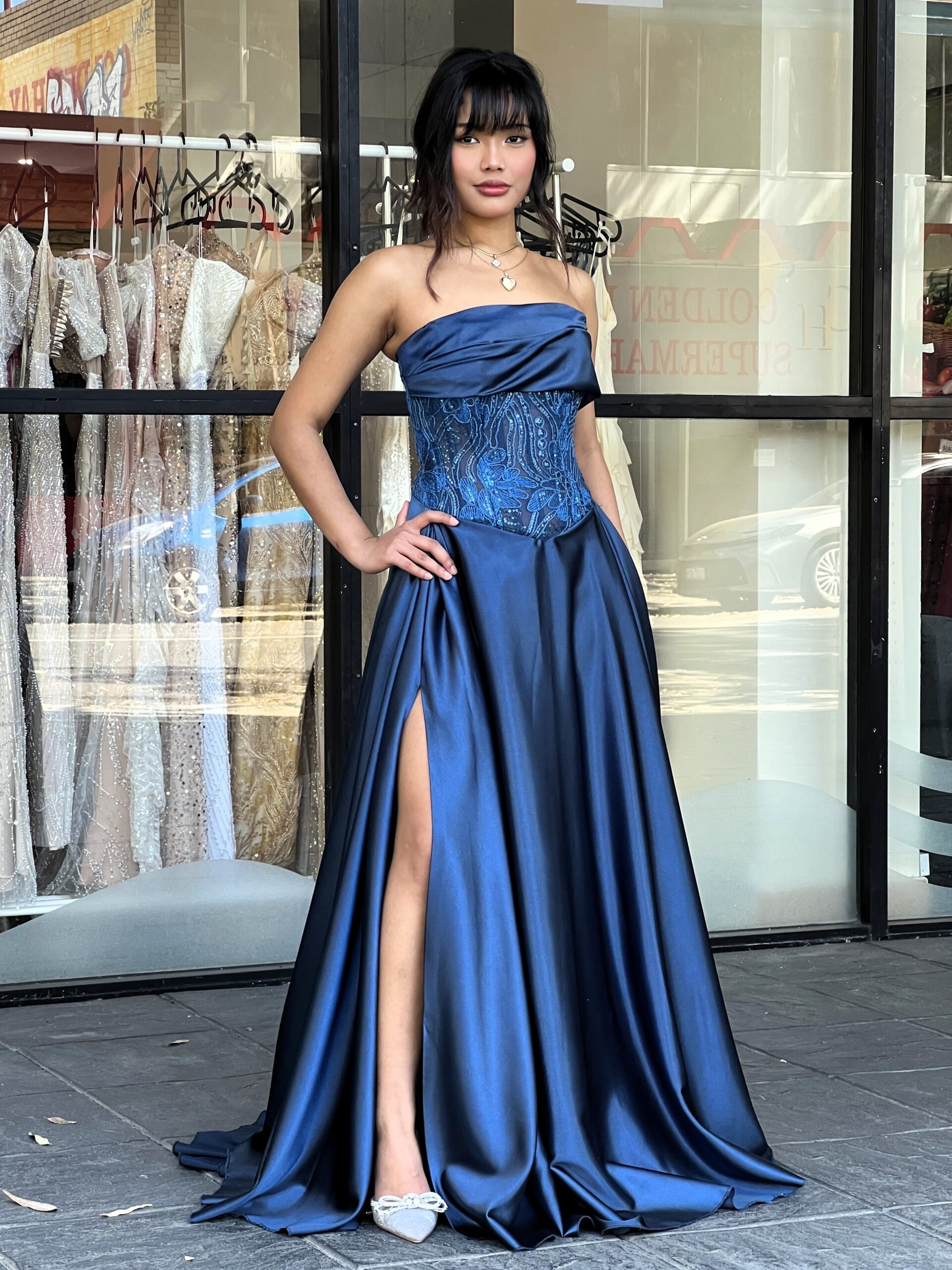 Y655 – QYN Miracle Josie Blue Gown Y655 – QYN Miracle Josie Blue Gown