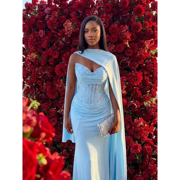 Y699 - QYN Leona Quinn Baby Blue Gown