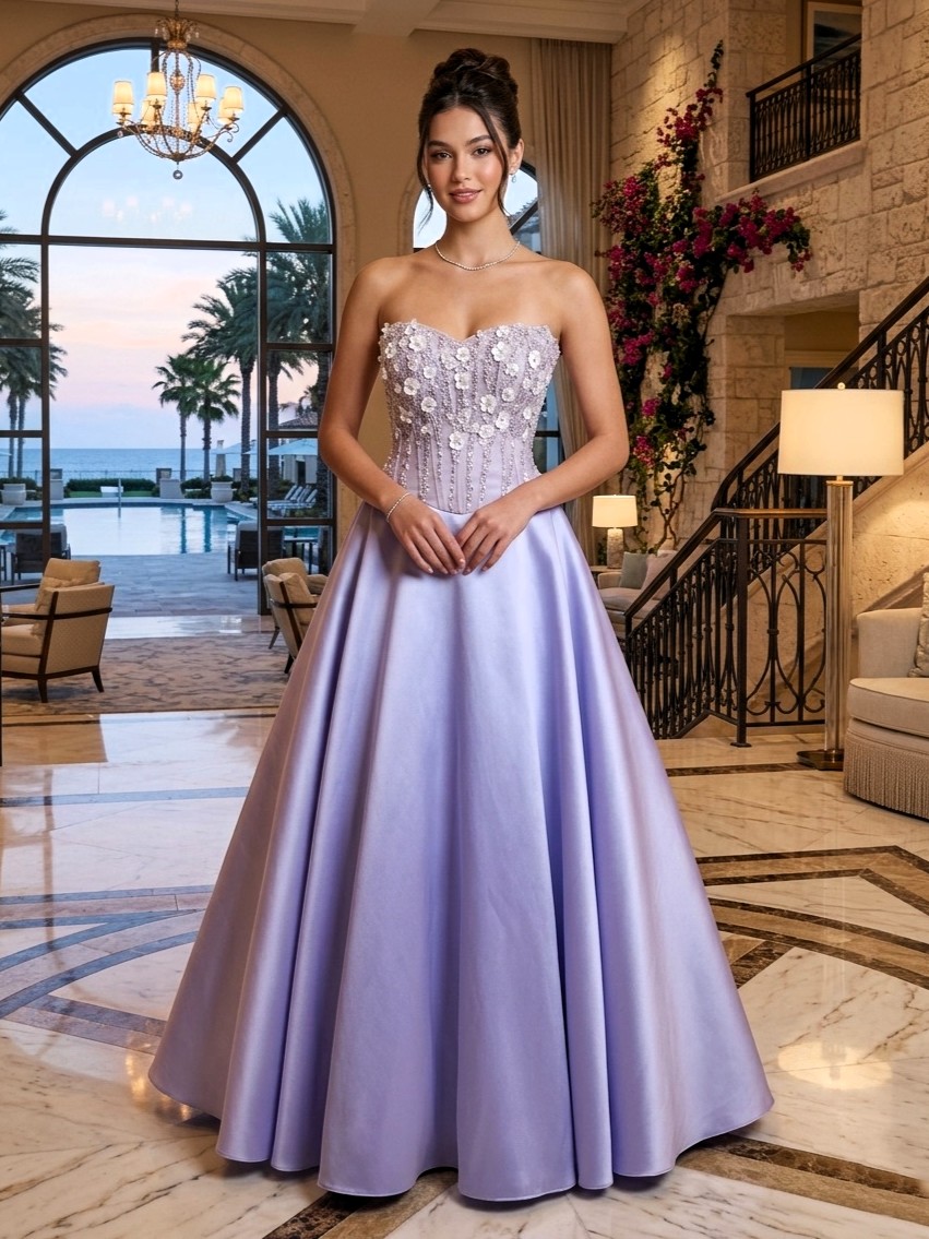 Y703 – QYN Hilary Mija Violet Gown Y703 – QYN Hilary Mija Violet Gown
