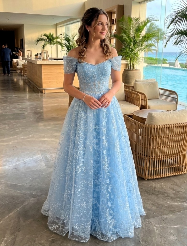 Y705 – QYN Karen Ivana Baby Blue Gown Y705 – QYN Karen Ivana Baby Blue Gown