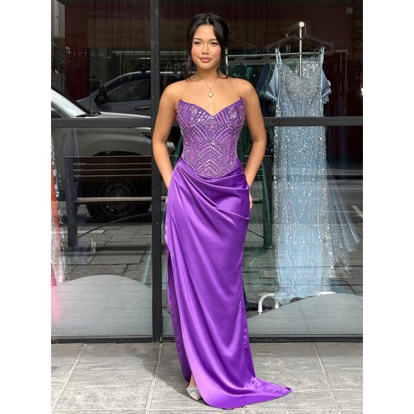 Y725 – QYN Altea Becky Violet Gown