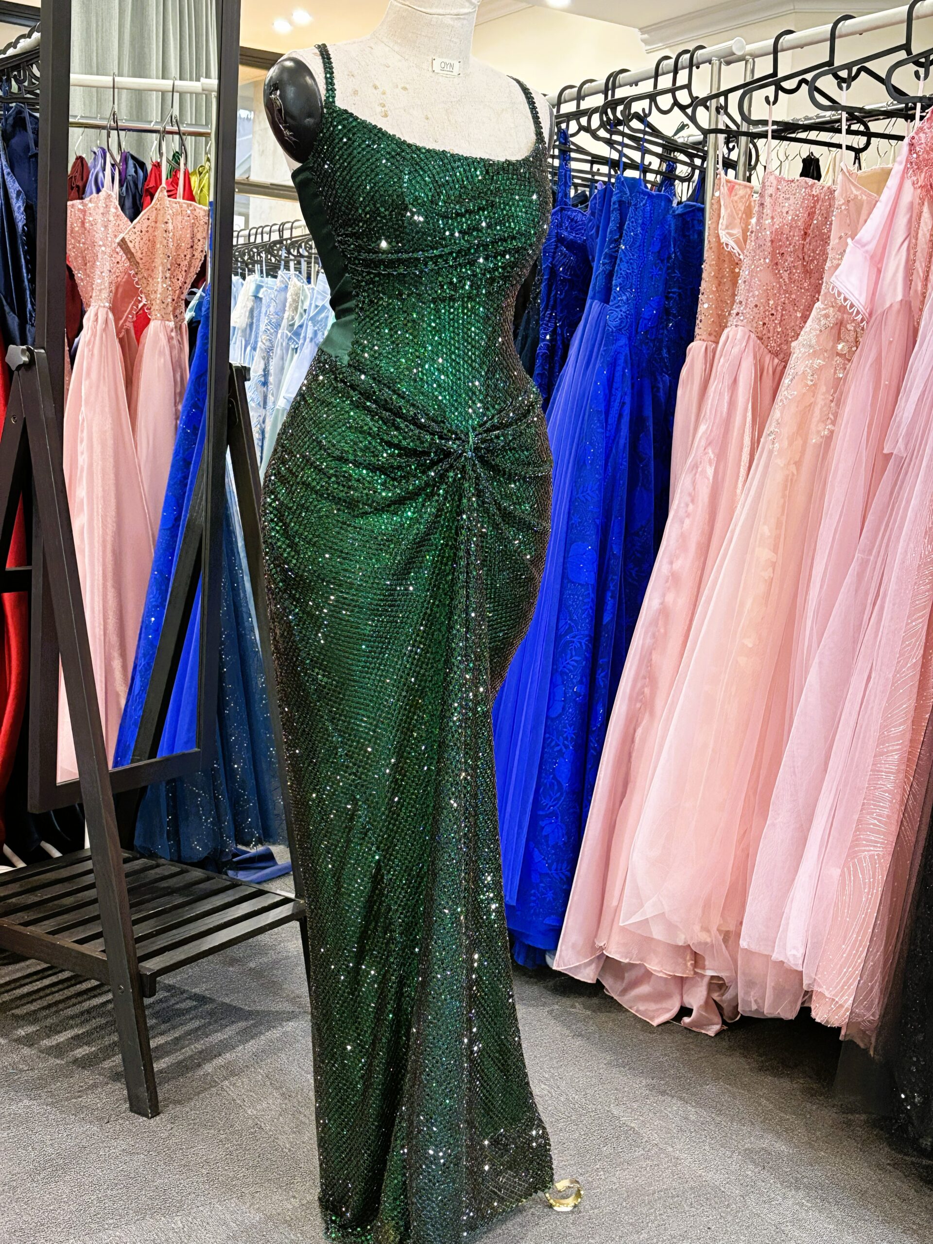 Y739 – QYN Princess Amelia Green Gown Y739 – QYN Princess Amelia Green Gown