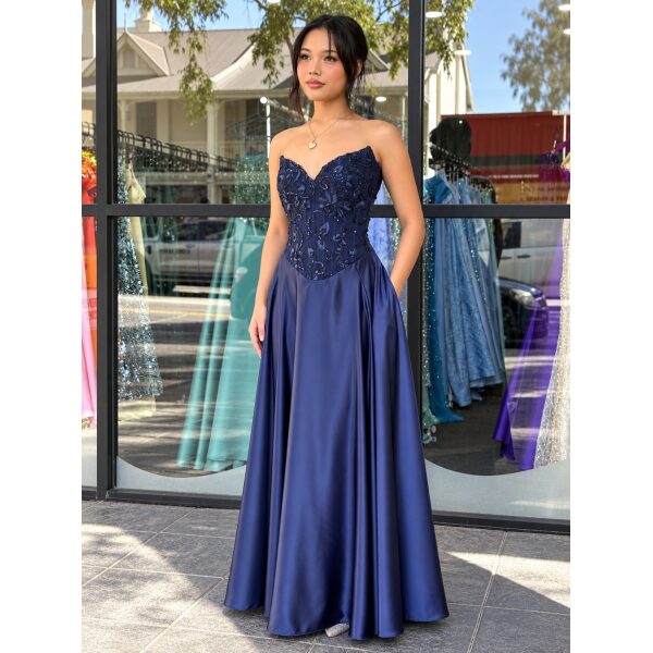Y741 – QYN Bree Karolina Blue Gown