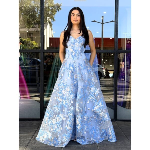 Y750 - QYN Abigail June Blue Gown
