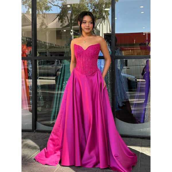 Y751 - QYN Vanessa Lorri Pink Gown