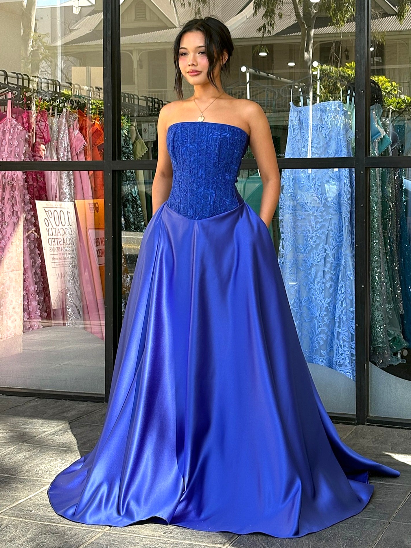 Y752 – QYN Samantha Kim Blue Gown Y752 – QYN Samantha Kim Blue Gown