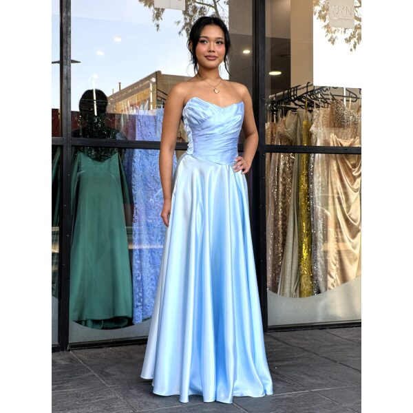 Y757 - QYN Kate Leona Blue Gown