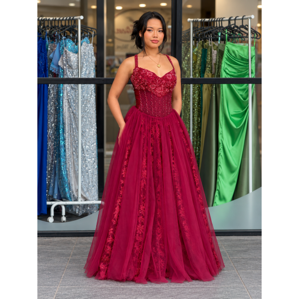 Y773 - QYN Katniss Jovana Red Gown
