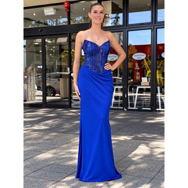 Y781 - QYN Polyanna Lily Blue Gown